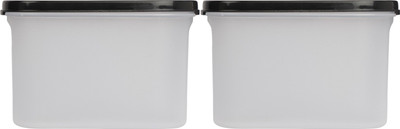Cutting EDGE Polypropylene Grocery Container  - 1200 ml(Pack of 2, Black)