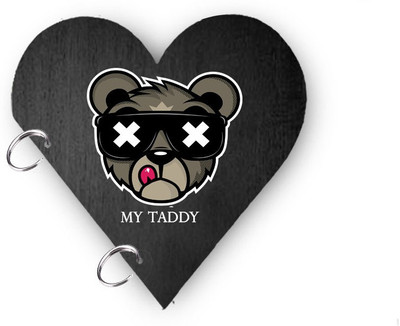 DI-KRAFT heart shape Diary valantine day gift diary A5 Diary unruled 150 Pages(Black)