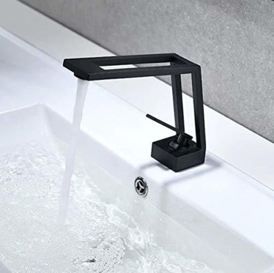 InArt Square Shape Brass Basin Sink Pillar Tap Faucet(Deck Mount Installation Type)
