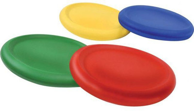 SanR Frisbee (Multicolour,Pack of 4) Plastic Sports Frisbee(Pack of 4)