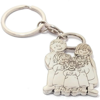 Shiani Double Side Family Key Chain