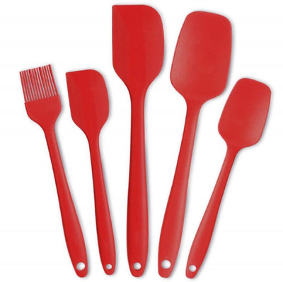 VONITY Silicone Spatula 5pcs. Kitchen Tool Set(Red, Spatula)