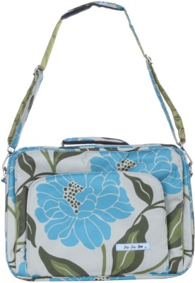 Jujube 17 inch Laptop Messenger Bag(White, Green, Blue)