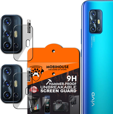 Hi-Cam Back Camera Lens Glass Protector for Vivo V17(Pack of: 2)