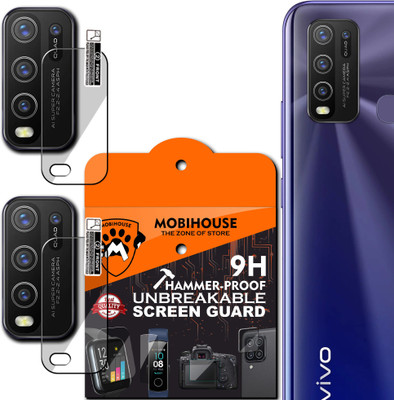 Hi-Cam Back Camera Lens Glass Protector for Vivo Y50(Pack of: 2)