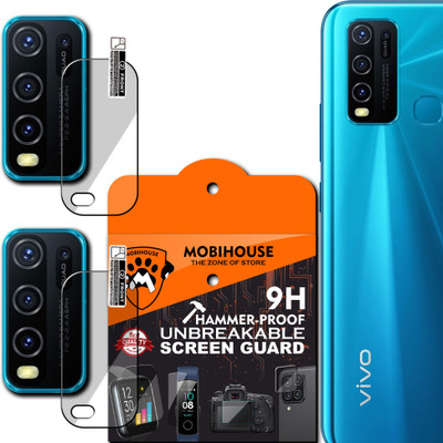 MOBIHOUSE Back Camera Lens Glass Protector for VIVO Y30(Pack of: 2)
