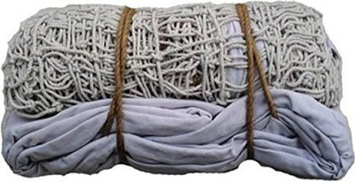 Dinetic Practice Cotton Volleyball Nets 9 Mesh Pack of 1 Nets Volleyball Net(White, Black)
