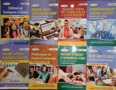 Laxmi D.el.ed (J.b.t) Ist Year Set Of 8 Books In English Medium(Paperback, Dr. Rajesh Kumar Vashisht, DR. SC OBEROI, PUJA SHARMA, DR. B.D. WIZ)