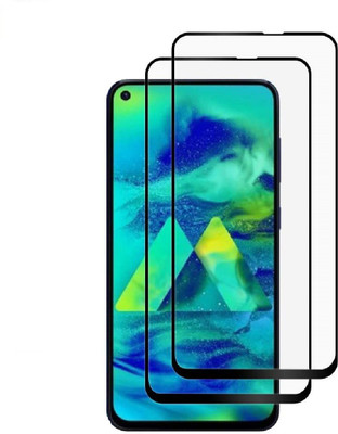 Spinzzy Edge To Edge Tempered Glass for Samsung Galaxy M40(Pack of 2)