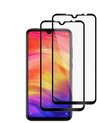 Spinzzy Edge To Edge Tempered Glass for Redmi Note 7s(Pack of 2)