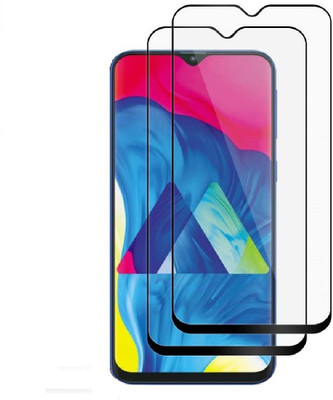 Spinzzy Edge To Edge Tempered Glass for Samsung Galaxy A20s(Pack of 2)