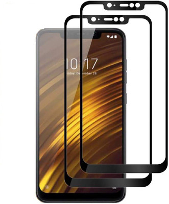 Spinzzy Edge To Edge Tempered Glass for POCO F1(Pack of 2)