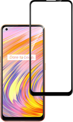 HUPSHY Edge To Edge Tempered Glass for Realme V15(Pack of 1)