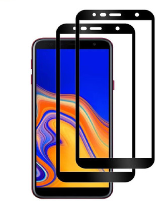 Spinzzy Edge To Edge Tempered Glass for Samsung Galaxy J6 Plus(Pack of 2)