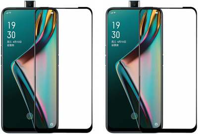 Spinzzy Edge To Edge Tempered Glass for Realme X(Pack of 2)
