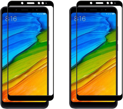 Spinzzy Edge To Edge Tempered Glass for Mi Redmi Note 5 Pro(Pack of 2)
