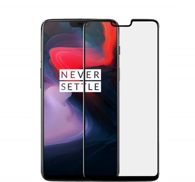 Spinzzy Edge To Edge Tempered Glass for OnePlus 6(Pack of 1)