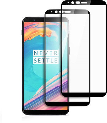 Spinzzy Edge To Edge Tempered Glass for OnePlus 5T(Pack of 2)