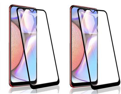 Spinzzy Edge To Edge Tempered Glass for Samsung Galaxy A10s(Pack of 2)