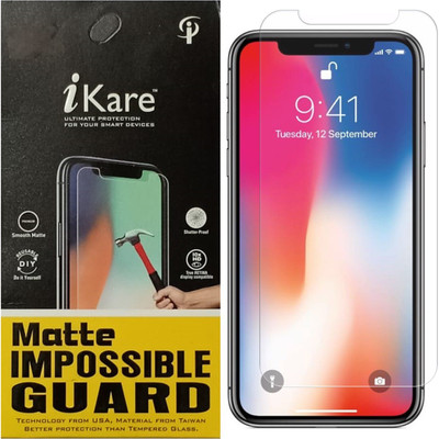 SecureSmarty Impossible Screen Guard for Apple iPhone X(Pack of 1)