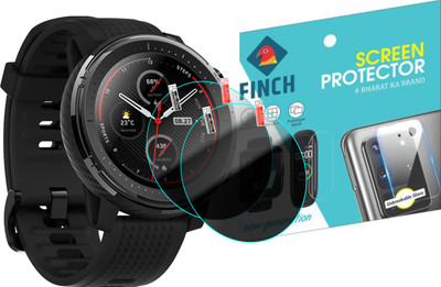 FINCH Screen Guard for Huami Amazfit Stratos 3 Smartwatch(Pack of 2)