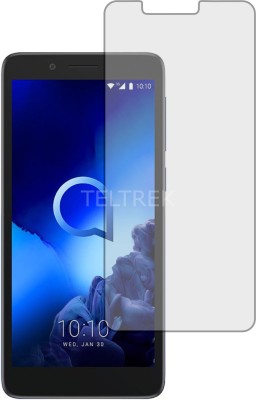 TELTREK Tempered Glass Guard for Alcatel 1C 2019 (Matte Finish, Flexible)(Pack of 1)