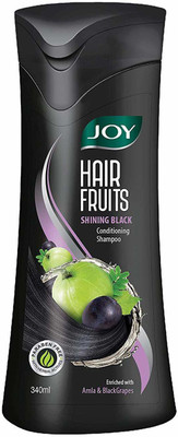 Joy Hair Fruits Shining Black Conditioning Shampoo Enriched With Amla & Black Grapes (340 Ml) For Rs. 170 @ 24 %