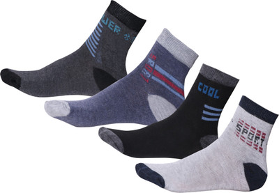 PIZZRO Men Ankle Length(Pack of 4)