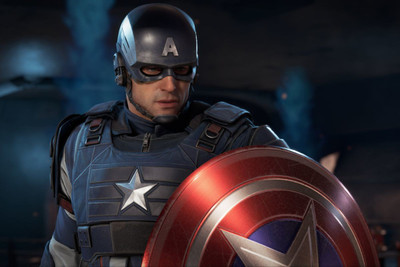 anshul internet point 45.72 cm CAPTAIN AMERICA 3 Self Adhesive Sticker(Pack of 1)
