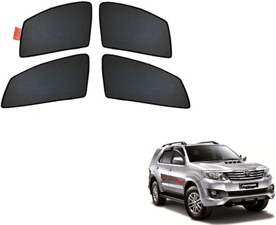 WolkomHome Side Window Sun Shade For Toyota Fortuner(Black)