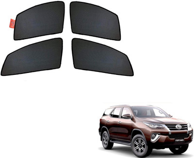 WolkomHome Side Window Sun Shade For Toyota Fortuner(Black)