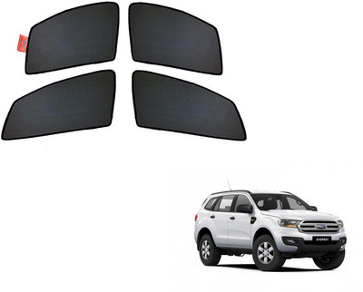 WolkomHome Side Window Sun Shade For Ford Endeavour(Black)