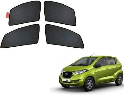 WolkomHome Side Window Sun Shade For Datsun Go(Black)