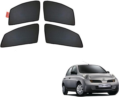 WolkomHome Side Window Sun Shade For Nissan Micra(Black)