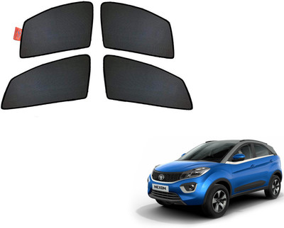 WolkomHome Side Window Sun Shade For Tata Nexon(Black)