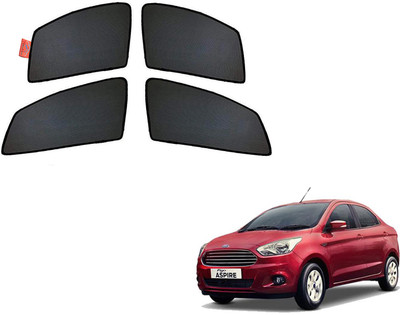 WolkomHome Side Window Sun Shade For Ford Aspire(Black)