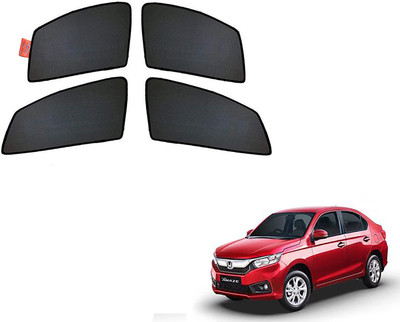 WolkomHome Side Window Sun Shade For Honda Amaze(Black)