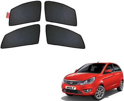 WolkomHome Side Window Sun Shade For Tata Bolt(Black)