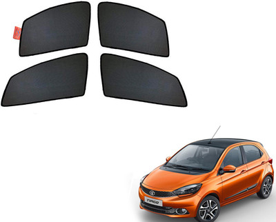 WolkomHome Side Window Sun Shade For Tata Tiago(Black)