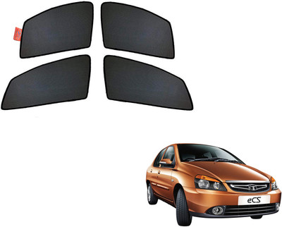 WolkomHome Side Window Sun Shade For Tata Indigo CS(Black)