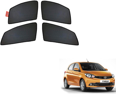 WolkomHome Side Window Sun Shade For Tata Tiago(Black)