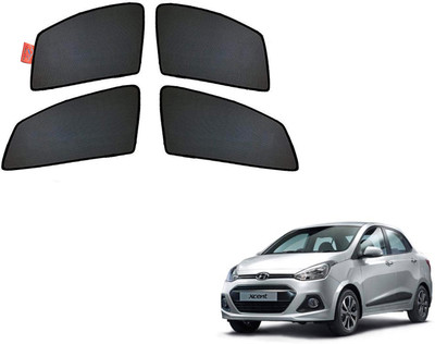 WolkomHome Side Window Sun Shade For Hyundai Xcent(Black)