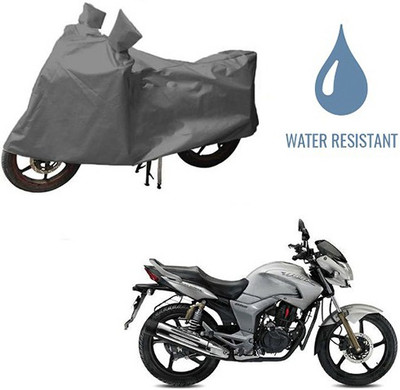 HYBRIDS COLLECTION Waterproof Two Wheeler Cover for Hero(Hunk, Grey)