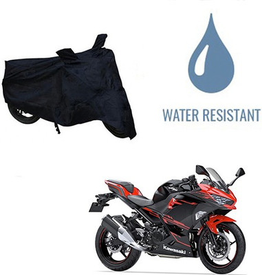 KPIND Waterproof Two Wheeler Cover for Kawasaki(Ninja 250, Black)