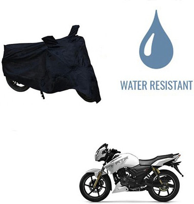 HYBRIDS COLLECTION Waterproof Two Wheeler Cover for TVS(Apache RTR 180, Black)