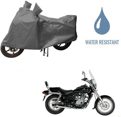 THE REAL ARV Waterproof Two Wheeler Cover for Bajaj(Avenger 220 DTS-i, Grey)