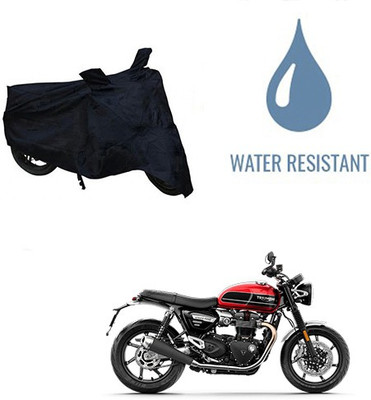THE REAL ARV Waterproof Two Wheeler Cover for Triumph(Twin, Blue)