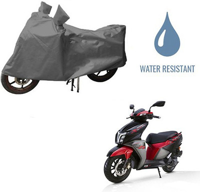 THE REAL ARV Waterproof Two Wheeler Cover for TVS(NTORQ, Grey)