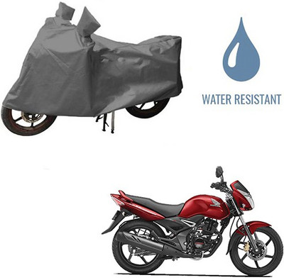 THE REAL ARV Waterproof Two Wheeler Cover for Honda(CB Unicorn, Grey)
