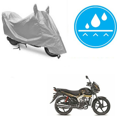 Atulit enterprises Two Wheeler Cover for Mahindra(Centuro, Silver)
